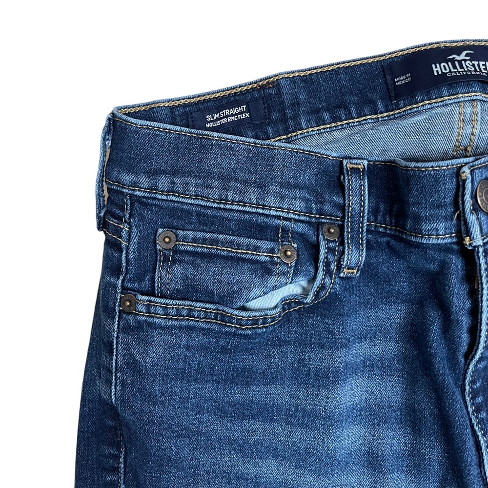 Hollister California Slim Straight Hollister Epic Flex Mens Jeans Size 32X34 - Picture 4 of 6